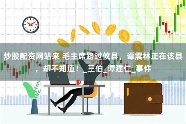 炒股配资网站来 毛主席路过攸县，谭震林正在该县，却不知道！_三伯_谭建仁_事件